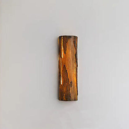 Traditional Vintage Rectangular Resin LED Wall Sconce Lamp