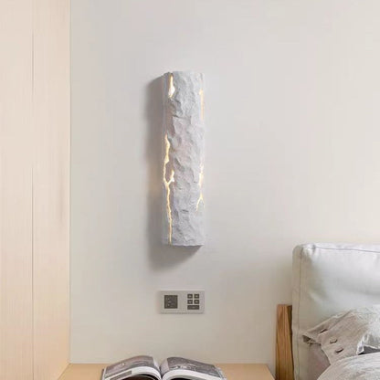 Traditional Vintage Rectangular Resin LED Wall Sconce Lamp