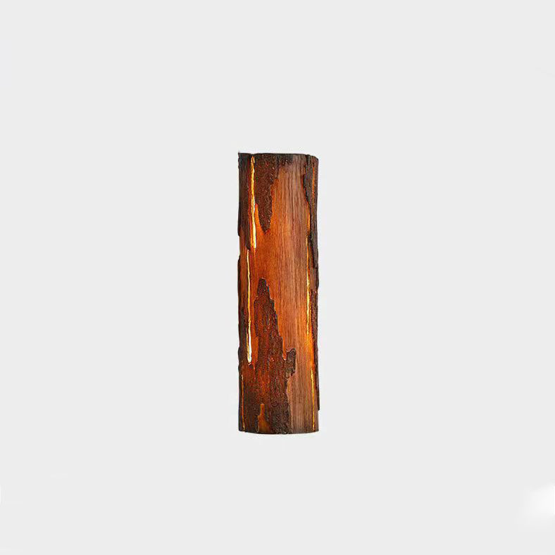Traditional Vintage Rectangular Resin LED Wall Sconce Lamp