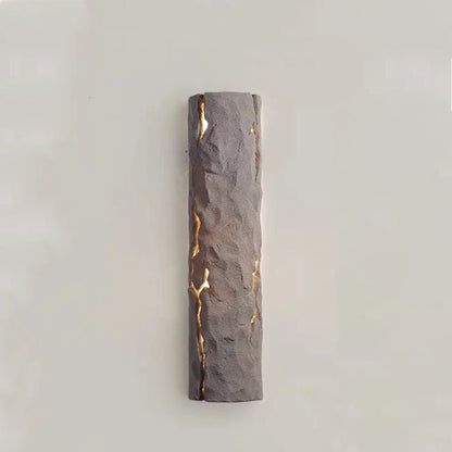 Traditional Vintage Rectangular Resin LED Wall Sconce Lamp