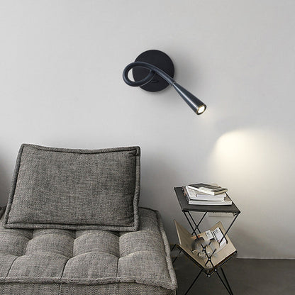 Nordic Tube Copper Silicone LED Wall Sconce Lamp
