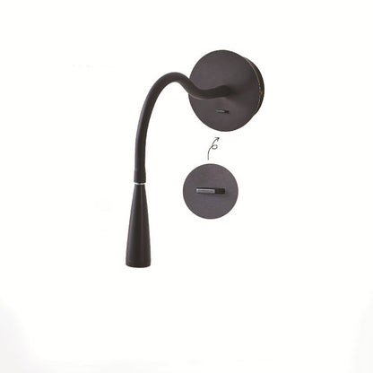 Nordic Tube Copper Silicone LED Wall Sconce Lamp