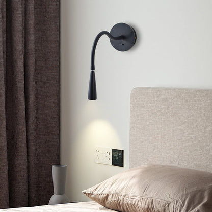 Nordic Tube Copper Silicone LED Wall Sconce Lamp