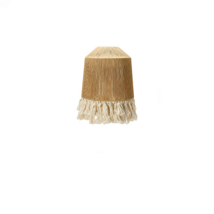 Japanese Cone Hemp Rope 1-Light Wall Sconce Lamp