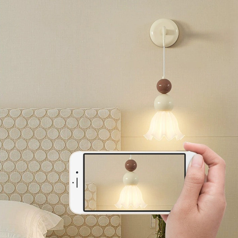 Modern Minimalist Ball Metal Glass 1-Light Wall Sconce Lamp