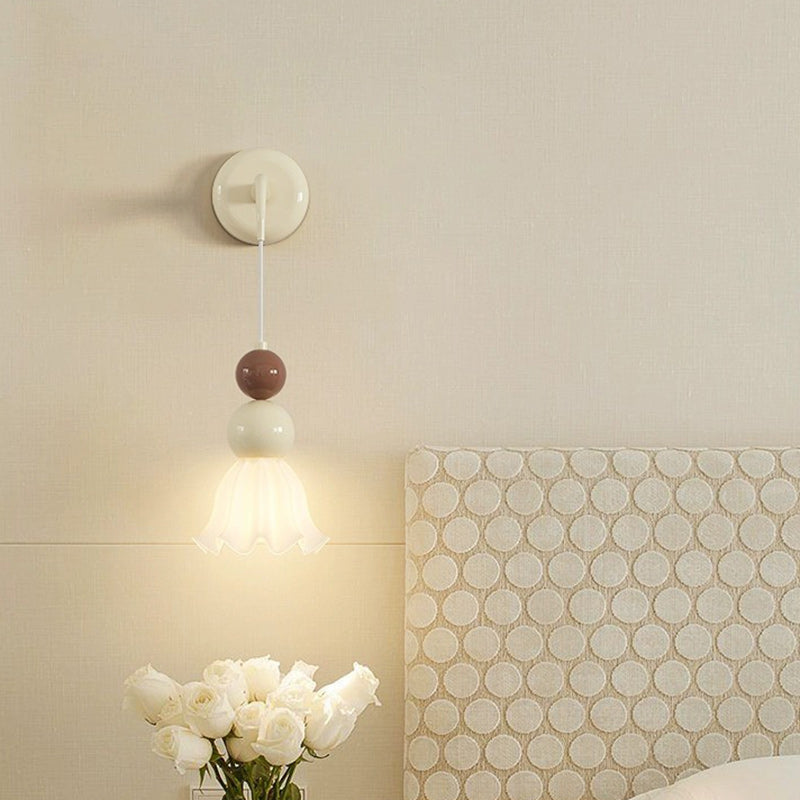 Modern Minimalist Ball Metal Glass 1-Light Wall Sconce Lamp