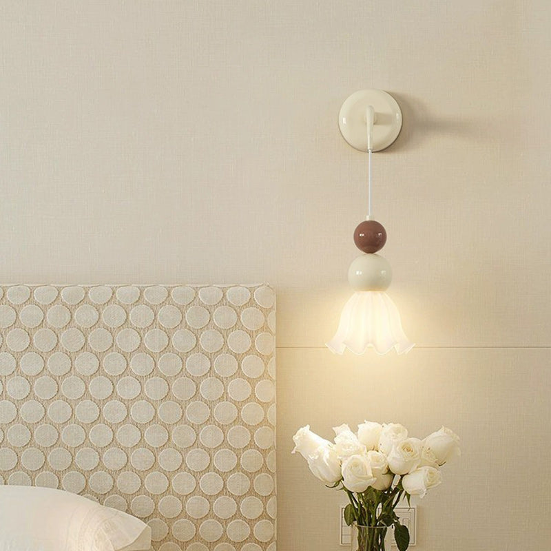 Modern Minimalist Ball Metal Glass 1-Light Wall Sconce Lamp