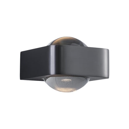Scandinavian Stainless Steel Glass LED Wall Sconce Lamp