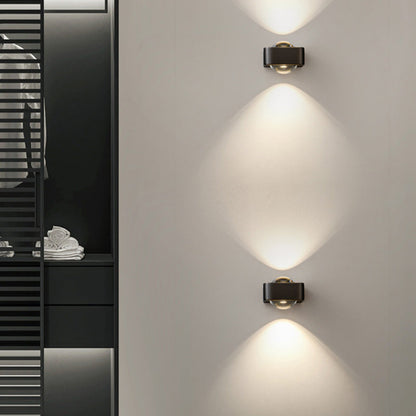 Scandinavian Stainless Steel Glass LED Wall Sconce Lamp