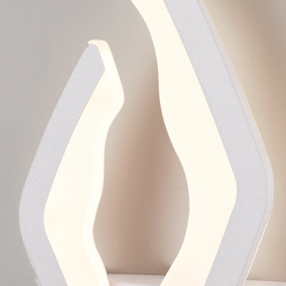 Modern Simplicity Diamond Iron Acrylic LED Wall Sconce Lamp