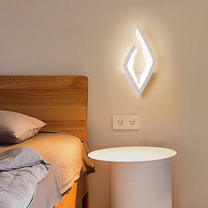Modern Simplicity Diamond Iron Acrylic LED Wall Sconce Lamp