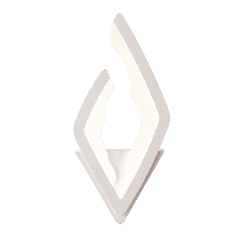 Modern Simplicity Diamond Iron Acrylic LED Wall Sconce Lamp