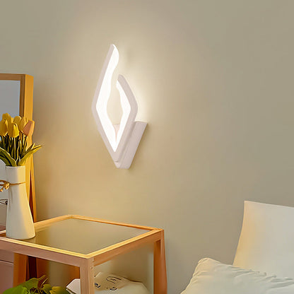Modern Simplicity Diamond Iron Acrylic LED Wall Sconce Lamp