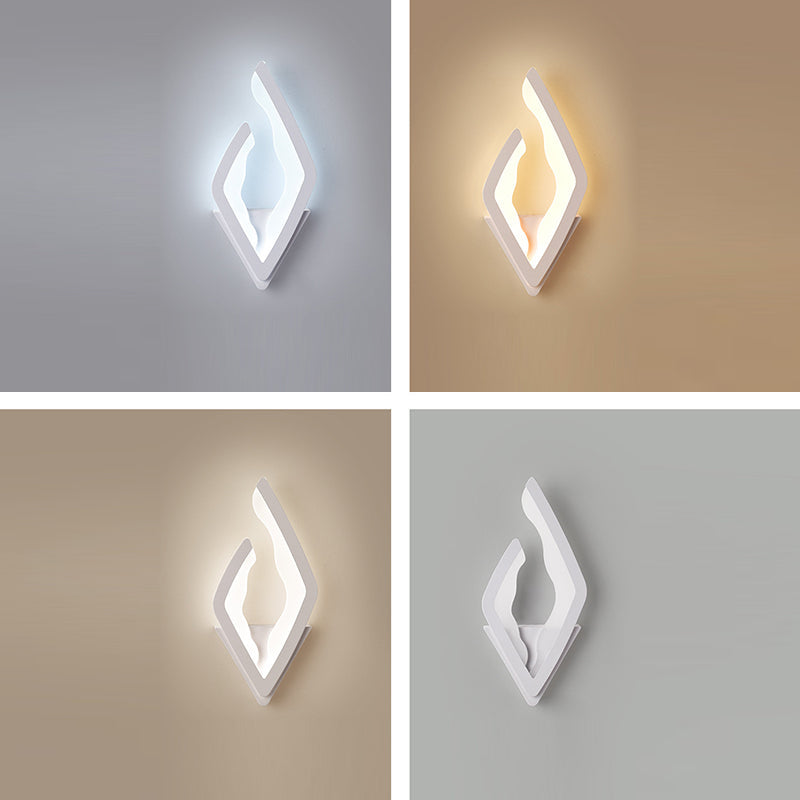 Modern Simplicity Diamond Iron Acrylic LED Wall Sconce Lamp