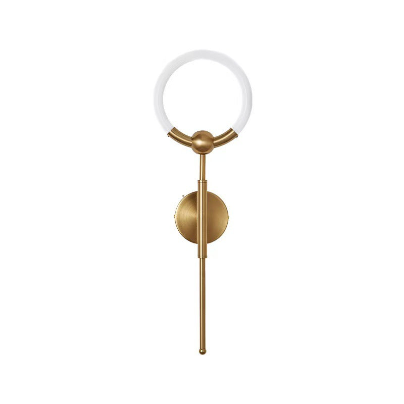 Modern Luxury Circle Iron Acrylic LED Wall Sconce Lamp