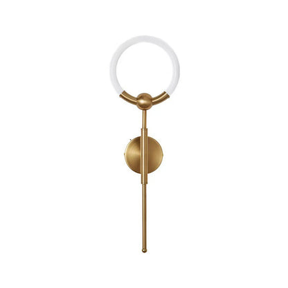 Modern Luxury Circle Iron Acrylic LED Wall Sconce Lamp