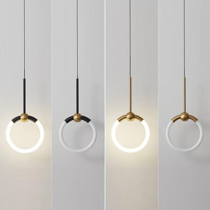 Modern Luxury Circle Iron Acrylic LED Wall Sconce Lamp