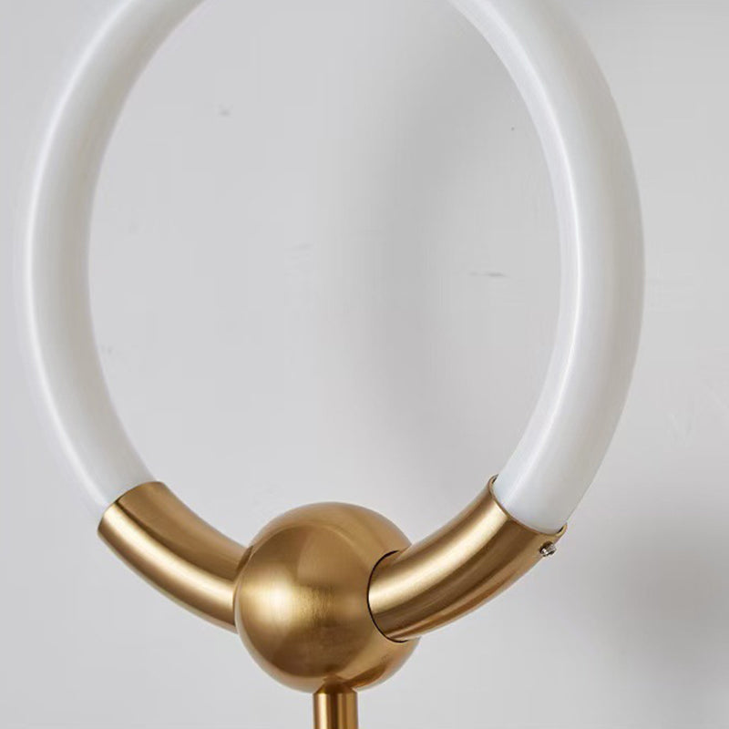 Modern Luxury Circle Iron Acrylic LED Wall Sconce Lamp