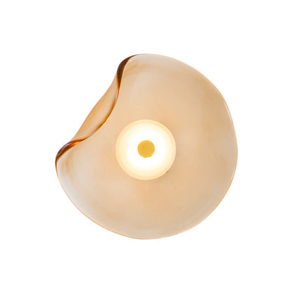 Modern Luxury Round Glass LED Wall Sconce Lamp