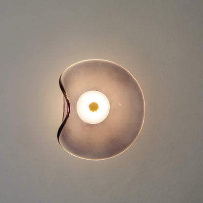 Modern Luxury Round Glass LED Wall Sconce Lamp
