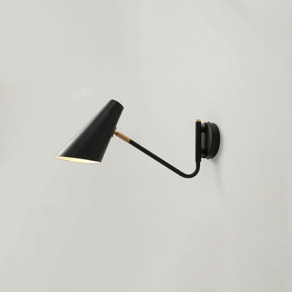 Contemporary Coastal Cone Metal 1-Light Wall Sconce Lamp
