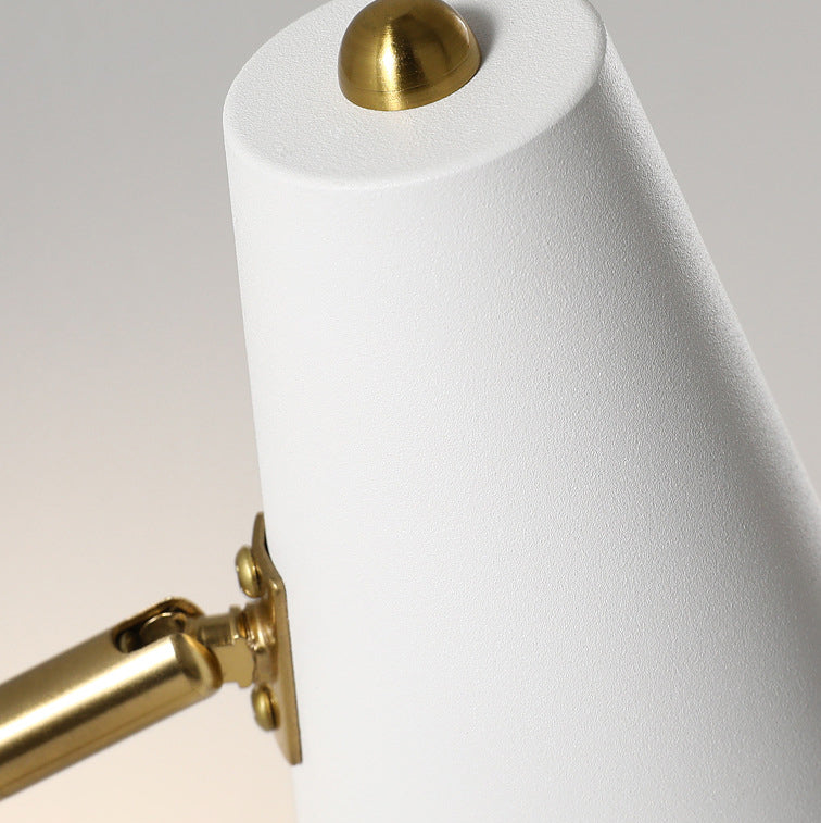 Contemporary Coastal Cone Metal 1-Light Wall Sconce Lamp