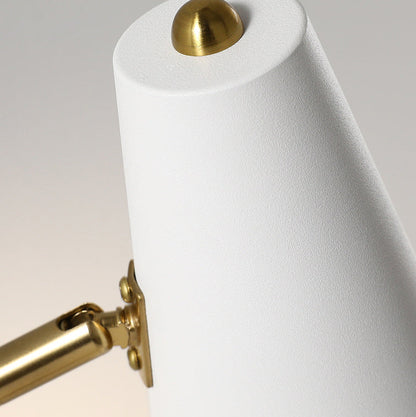 Contemporary Coastal Cone Metal 1-Light Wall Sconce Lamp
