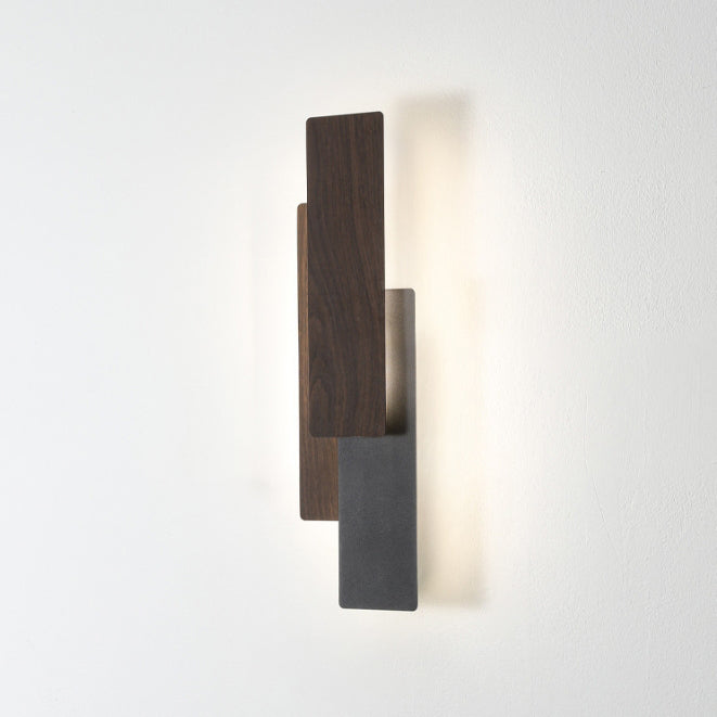 Minimalist Multilayer Rectangular Iron LED Wall Sconce Lamp