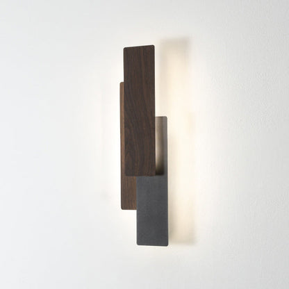 Minimalist Multilayer Rectangular Iron LED Wall Sconce Lamp