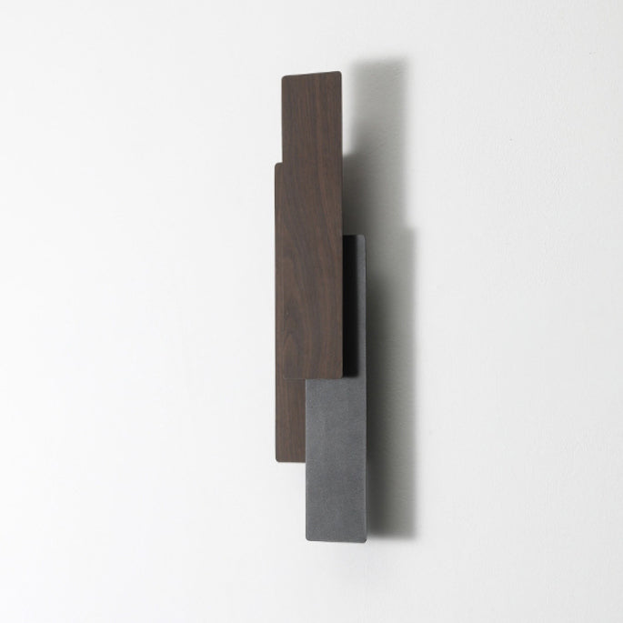 Minimalist Multilayer Rectangular Iron LED Wall Sconce Lamp