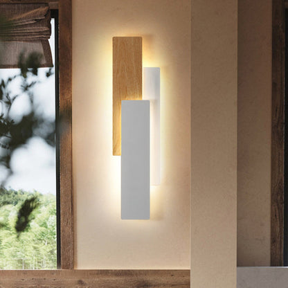 Minimalist Multilayer Rectangular Iron LED Wall Sconce Lamp