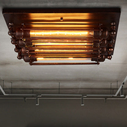 Contemporary Industrial Iron Ceiling Light