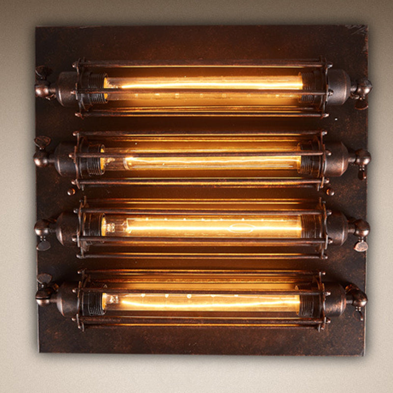 Contemporary Industrial Iron Ceiling Light