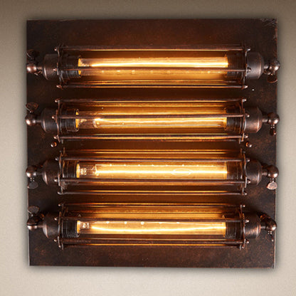 Contemporary Industrial Iron Ceiling Light
