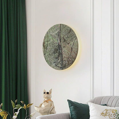Modern Shabby Chic Round Marble LED Wall Sconce Lamp