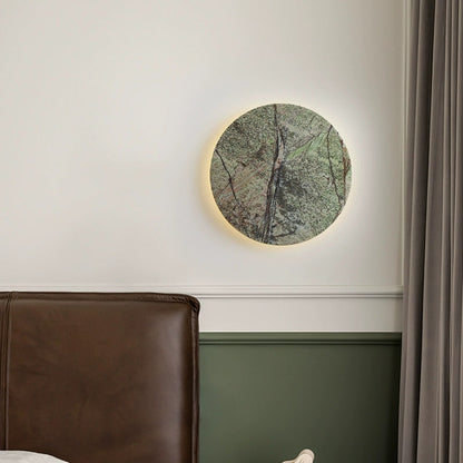 Modern Shabby Chic Round Marble LED Wall Sconce Lamp