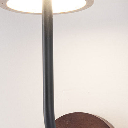 Mid-Century Travertine Solid Wood LED Wall Sconce Lamp