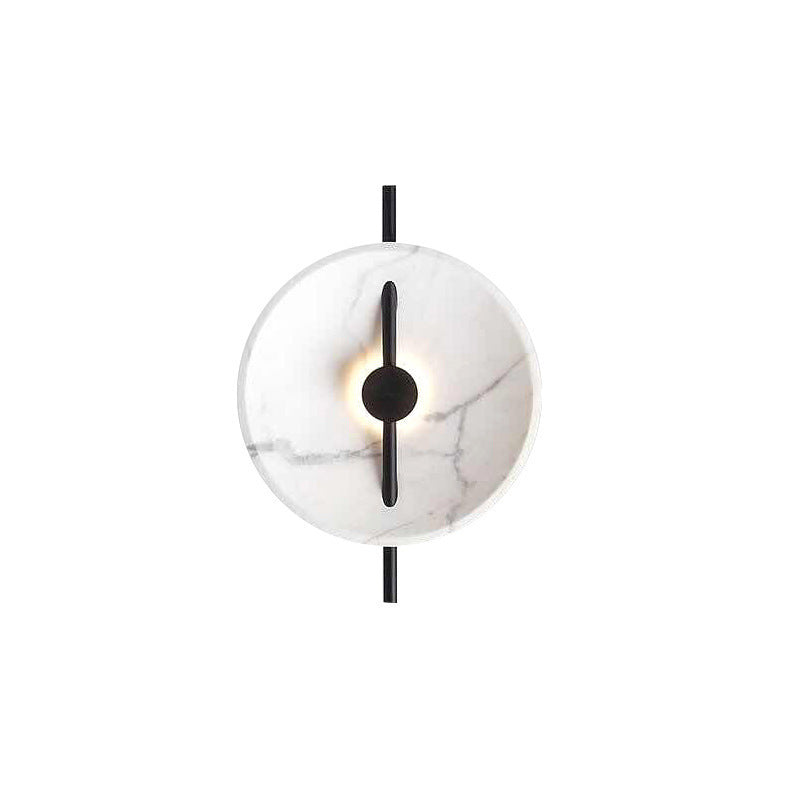 Abstract Design Round Resin Metal LED Wall Sconce Lamp