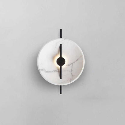 Abstract Design Round Resin Metal LED Wall Sconce Lamp