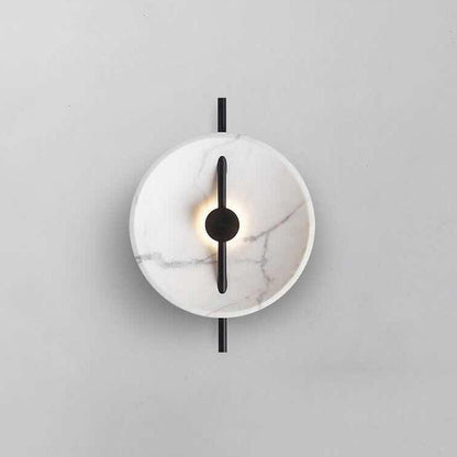Abstract Design Round Resin Metal LED Wall Sconce Lamp