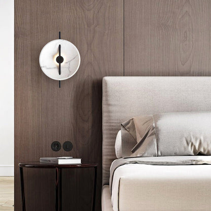 Abstract Design Round Resin Metal LED Wall Sconce Lamp