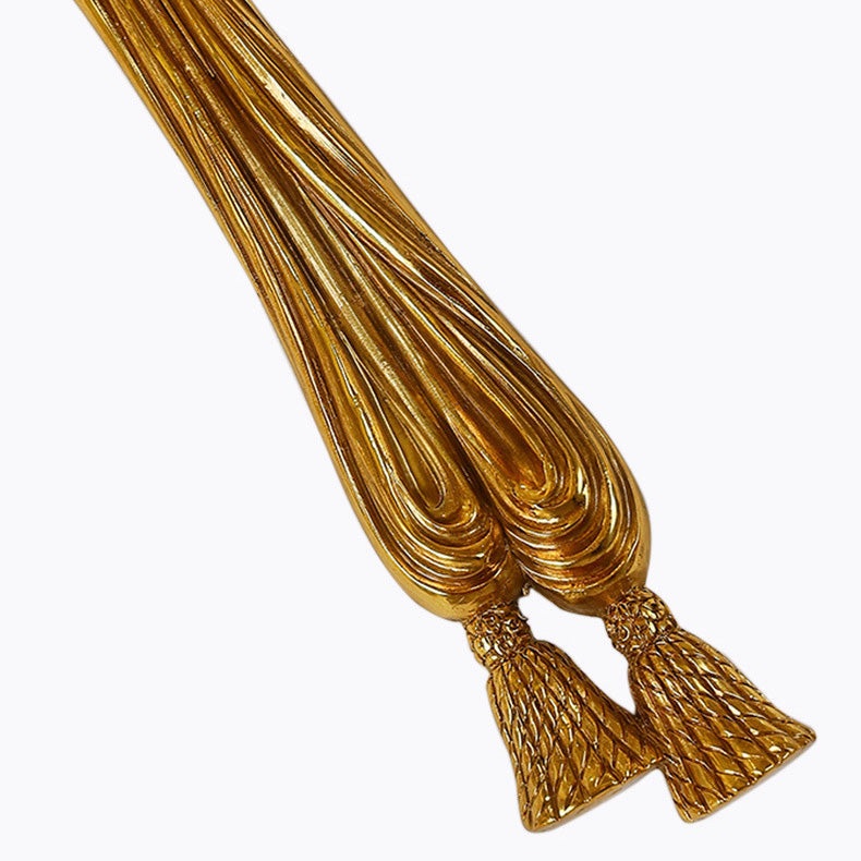 French Candle Design All Brass Wall Sconce Lamp 2-Light