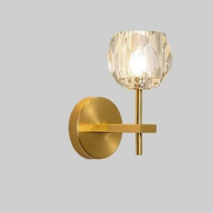 Scandinavian Wall Sconce Lamp With Iron Base 1-Light