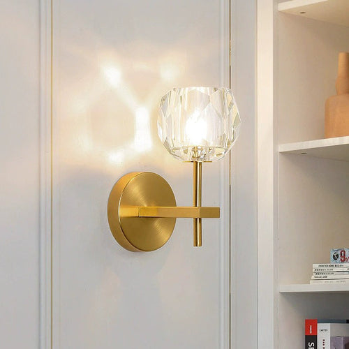 Scandinavian Wall Sconce Lamp With Iron Base 1-Light