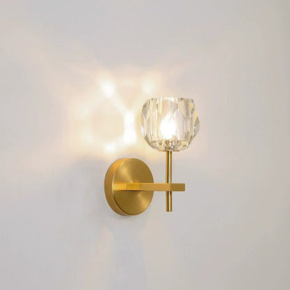 Scandinavian Wall Sconce Lamp With Iron Base 1-Light