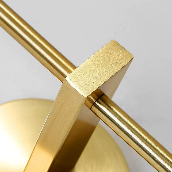 Scandinavian Wall Sconce Lamp With Iron Base 1-Light