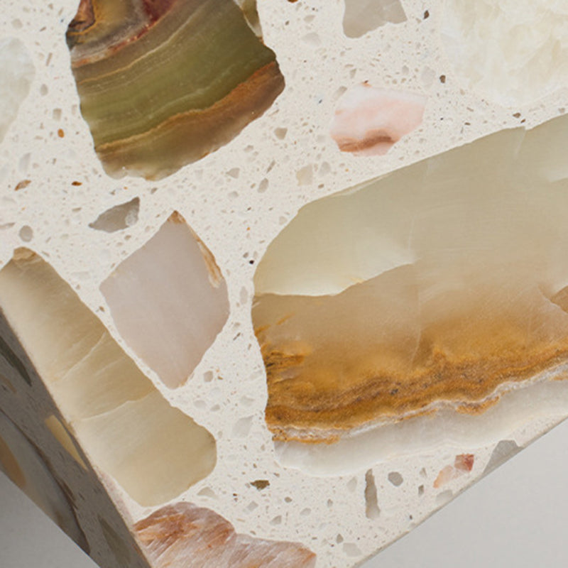 Scandinavian Square Translucent Stone LED Wall Sconce Lamp