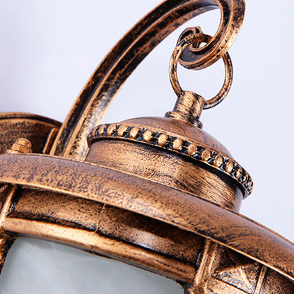 French Faux Marble Aluminum 1-Light Wall Sconce Lamp