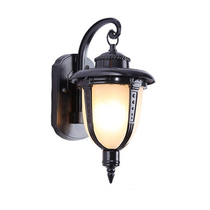 French Faux Marble Aluminum 1-Light Wall Sconce Lamp