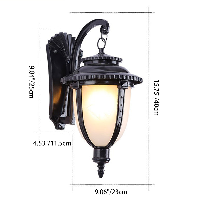 French Faux Marble Aluminum 1-Light Wall Sconce Lamp
